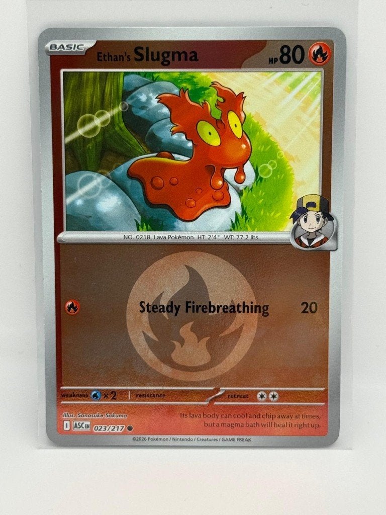 Ethan's Slugma [Energy] #23 Pokemon Ascended Heroes, Verzenden, Zo goed als nieuw