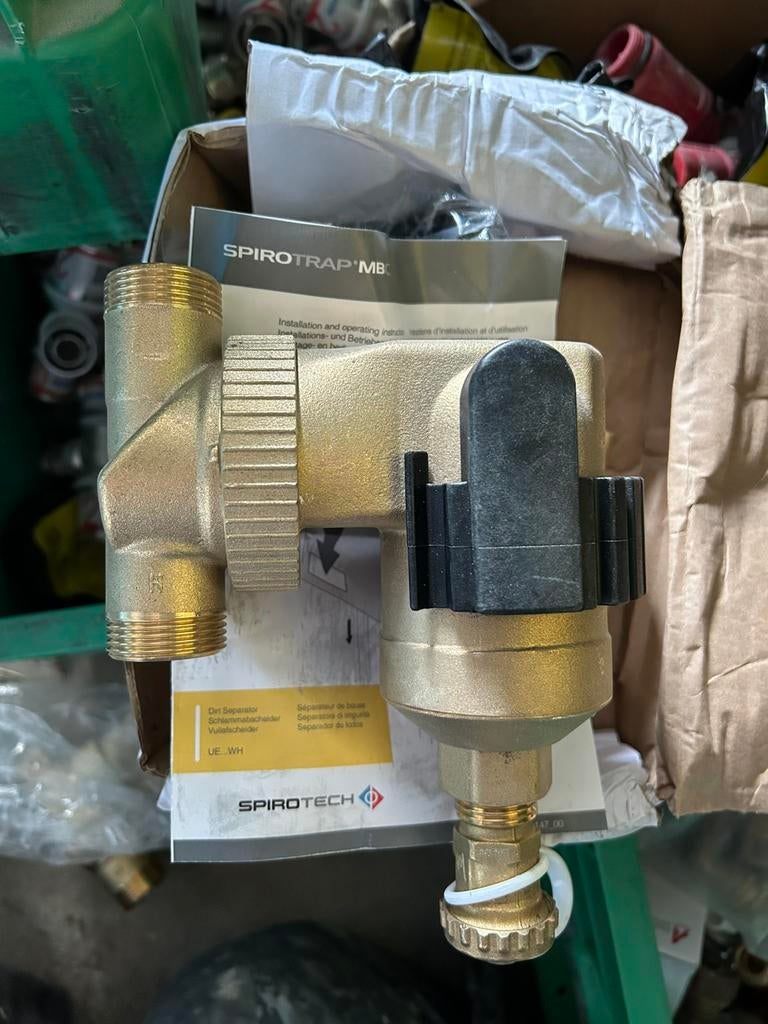 3 stuks Spiro vuil afscheider cv, Overige materialen, Overige typen, Nieuw, Minder dan 2 meter
