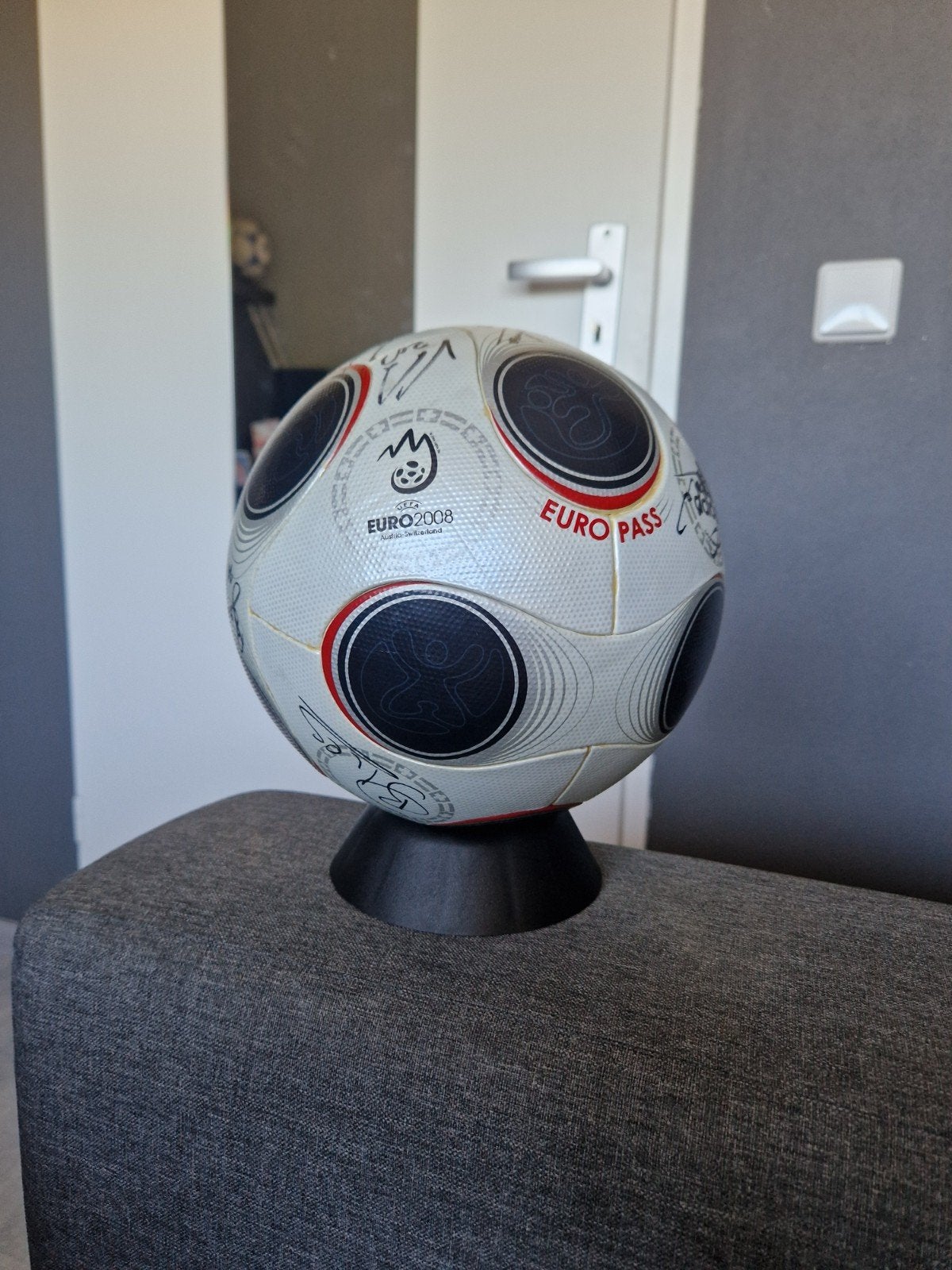 Adidas Europass met Ajax handtekeningen uit 2008, Ophalen of Verzenden