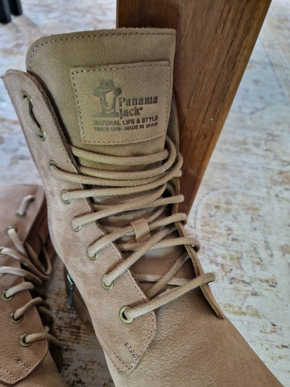 Panama Jack boots maat 42 - Zo goed als nieuw, Beige, Lage of Enkellaarzen, Ophalen of Verzenden, Zo goed als nieuw