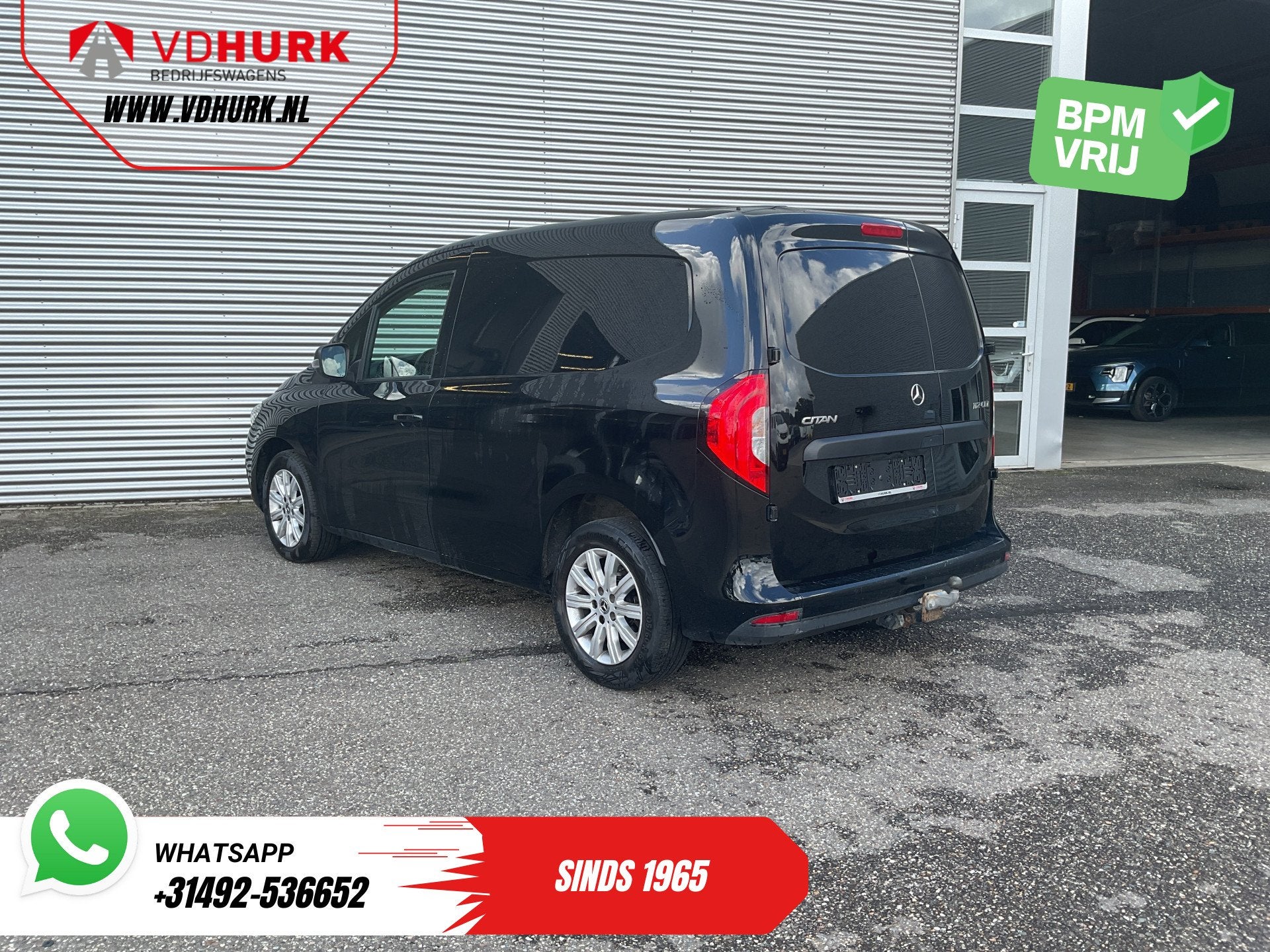 Mercedes-Benz Citan 112 CDI Aut. LED/ Stoelverw/ CarPlay/ Na, Stof, Gebruikt, 4 cilinders, 1618 kg