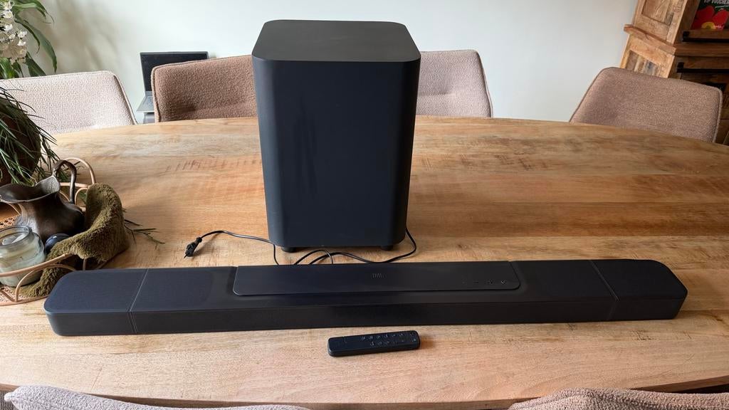 JBL Bar 5.1 Surround Soundbar met Draadloze Subwoofer, Ophalen, Bluetooth, Zo goed als nieuw