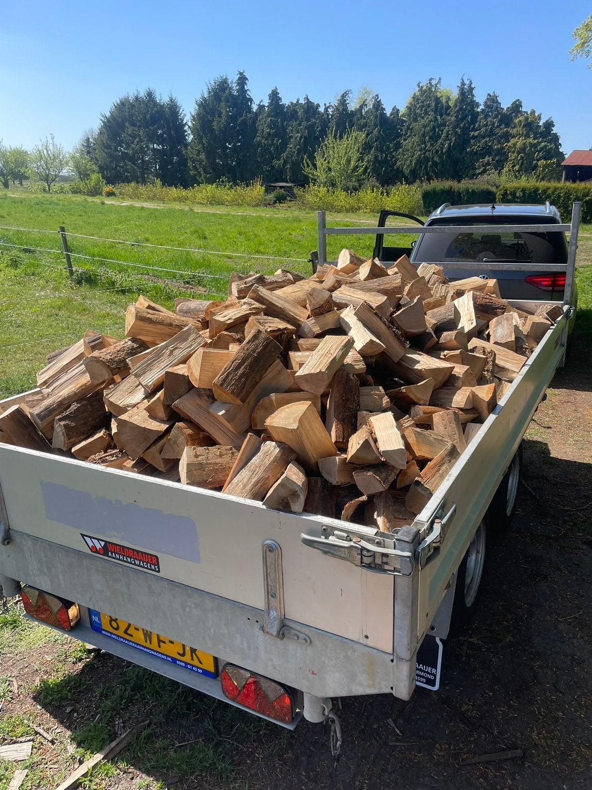 Gekloofd en Gedroogd Eikenhout, Minder dan 3 m³, Ophalen of Verzenden