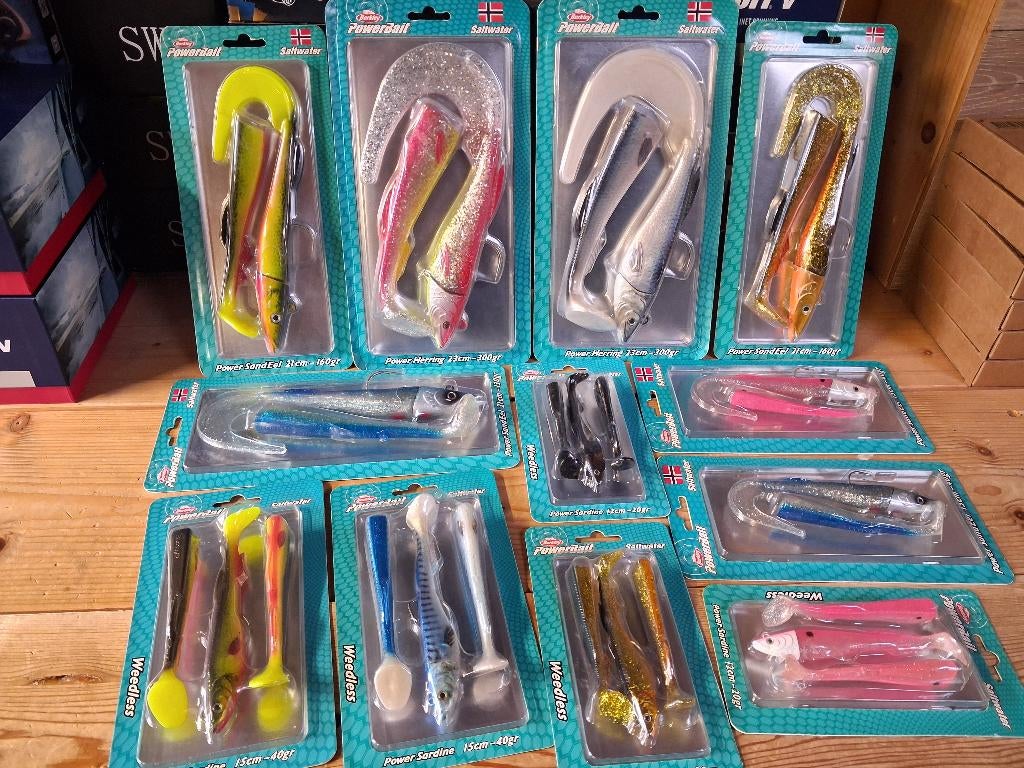 Heilbot/Kabeljauw/Pollak/Koolvis....Kunstaas Power pakket..., Tinstraat, Nieuw, Ophalen of Verzenden, Info@purefishing.com