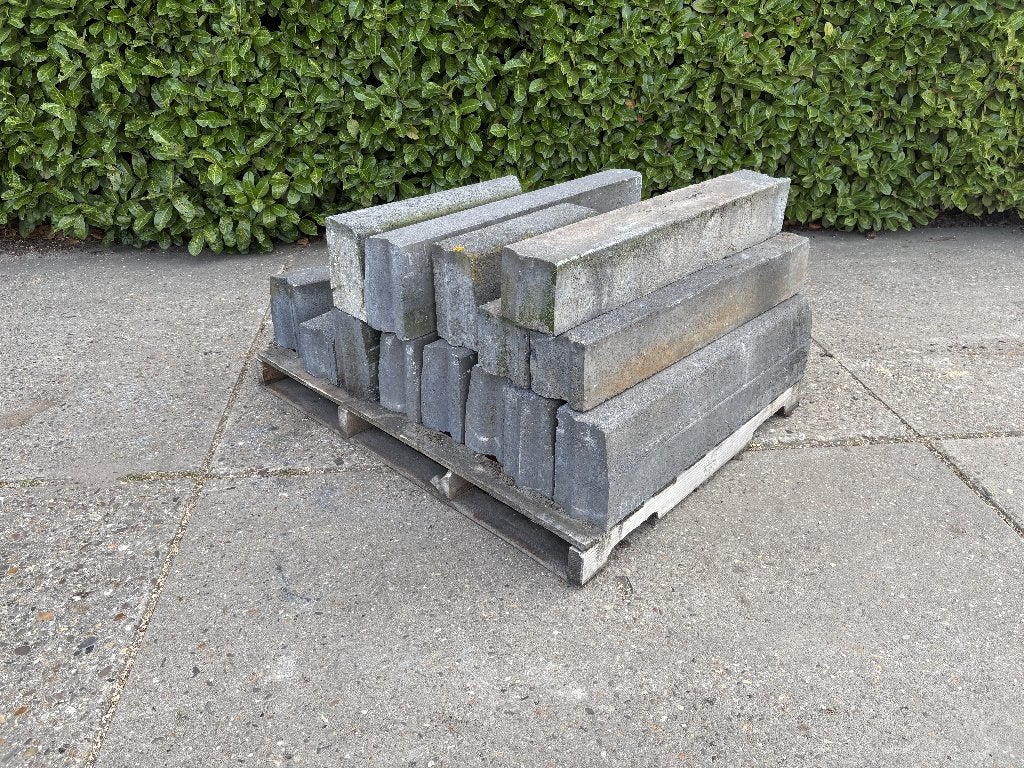Opsluit banden | Trottoir banden | Antraciet, Tuin en Terras, Ophalen, Gebruikt, Overige typen, Minder dan 5 m²