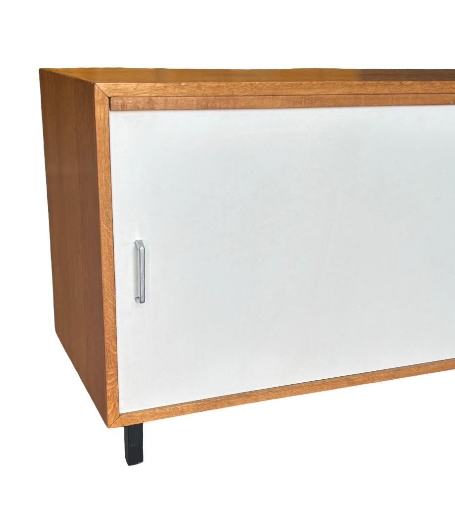 Vintage Dressoir TV audio Meubel Jaren '60 eiken design, Huis en Inrichting, Kasten | Televisiemeubels, Gebruikt, 100 tot 150 cm