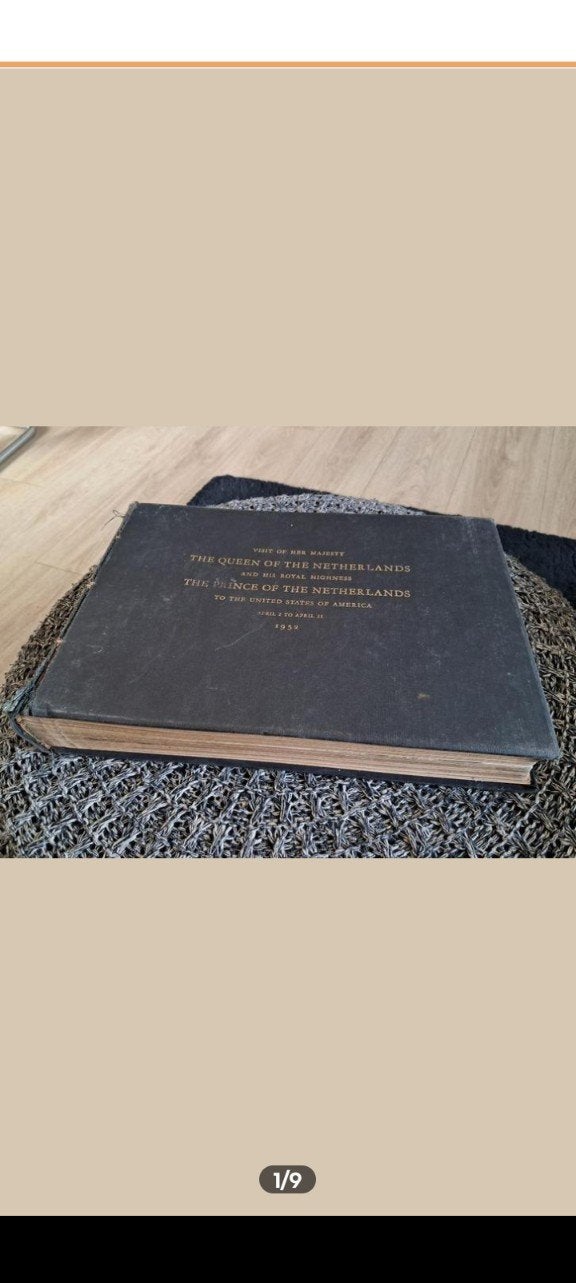 Boek: Bezoek van Koningin Juliana aan de VS (1952), Boeken, Ophalen of Verzenden, 20e eeuw of later, Gelezen, Onbekend