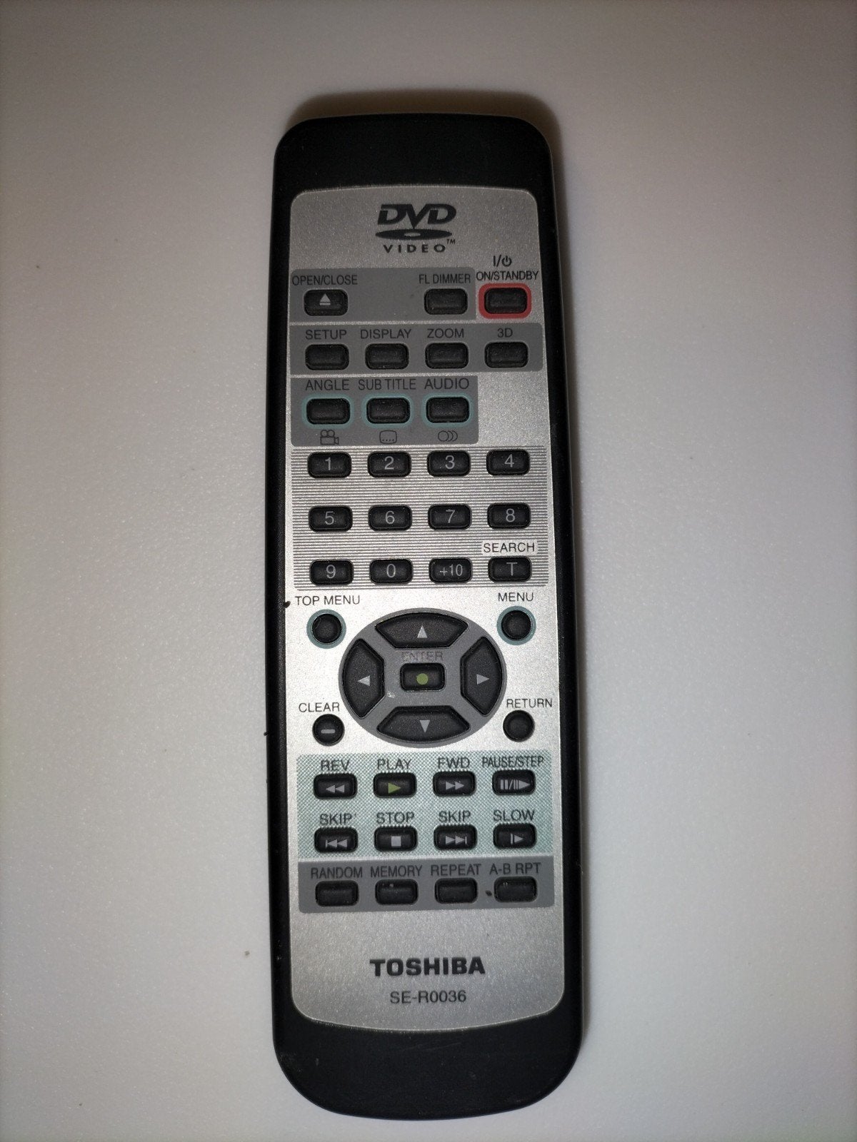 Originele Toshiba SE-R0036 Afstandsbediening DVD-speler, Ophalen of Verzenden, Origineel