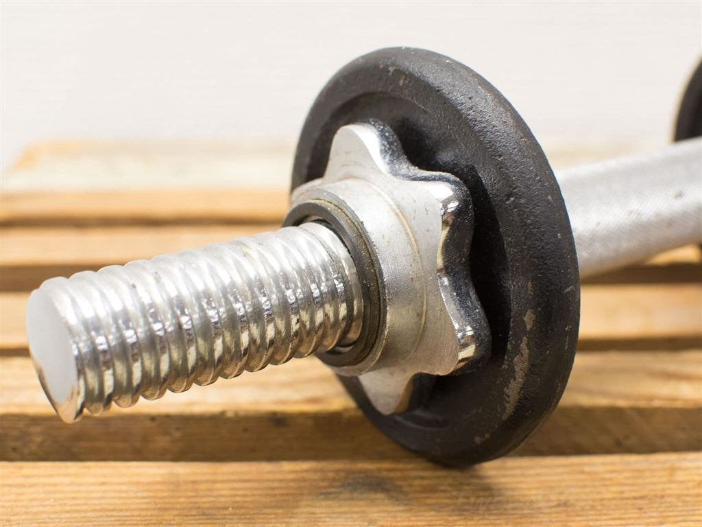 Halter met gewichten, Dumbell 114732, Sport en Fitness, Ophalen of Verzenden, Gebruikt, Halterset