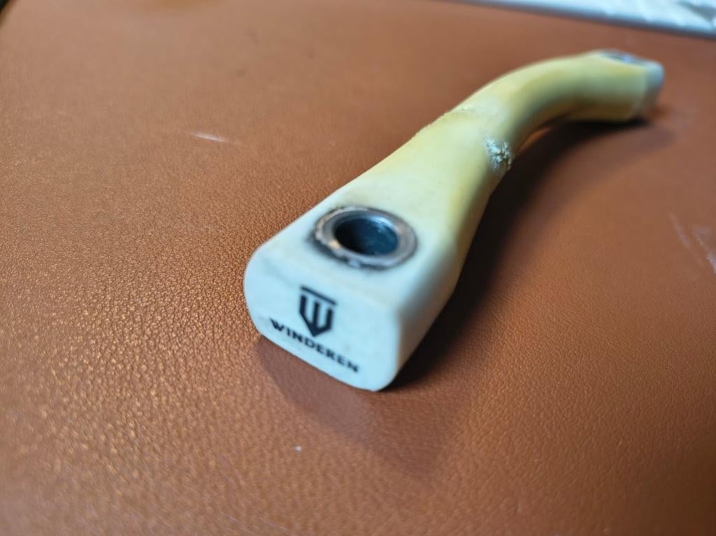 Winderen bit  13.5 cm super flexi stang - gebruikt, Dieren en Toebehoren, Paarden en Pony's | Hoofdstellen en Tuigage, Ophalen of Verzenden