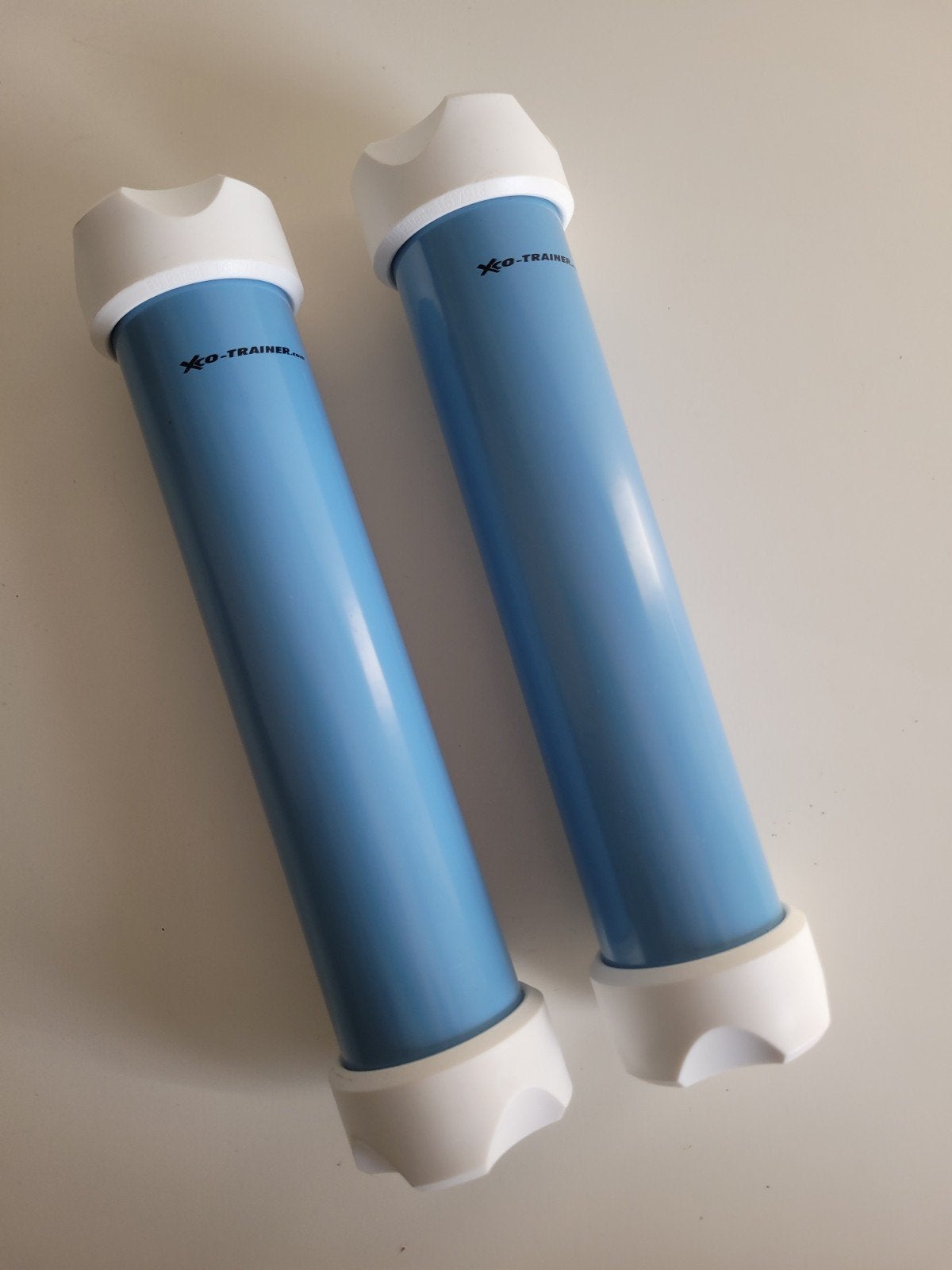 XCO Brn / Sclpt - Set trainerbuisjes zacht blauw, Ophalen of Verzenden, Zo goed als nieuw, Armen, Overige typen