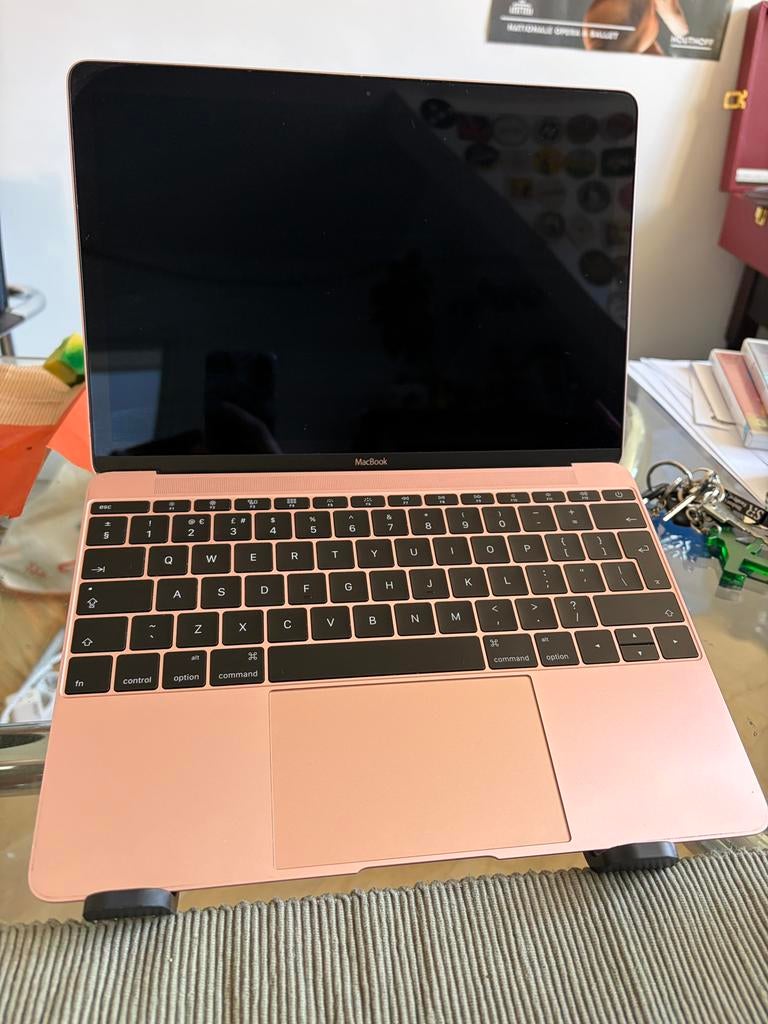 MacBook 12 inch 2017 Rose Gold Verloren Disk, Minder dan 2 Ghz, 12 inch, Ophalen of Verzenden, MacBook