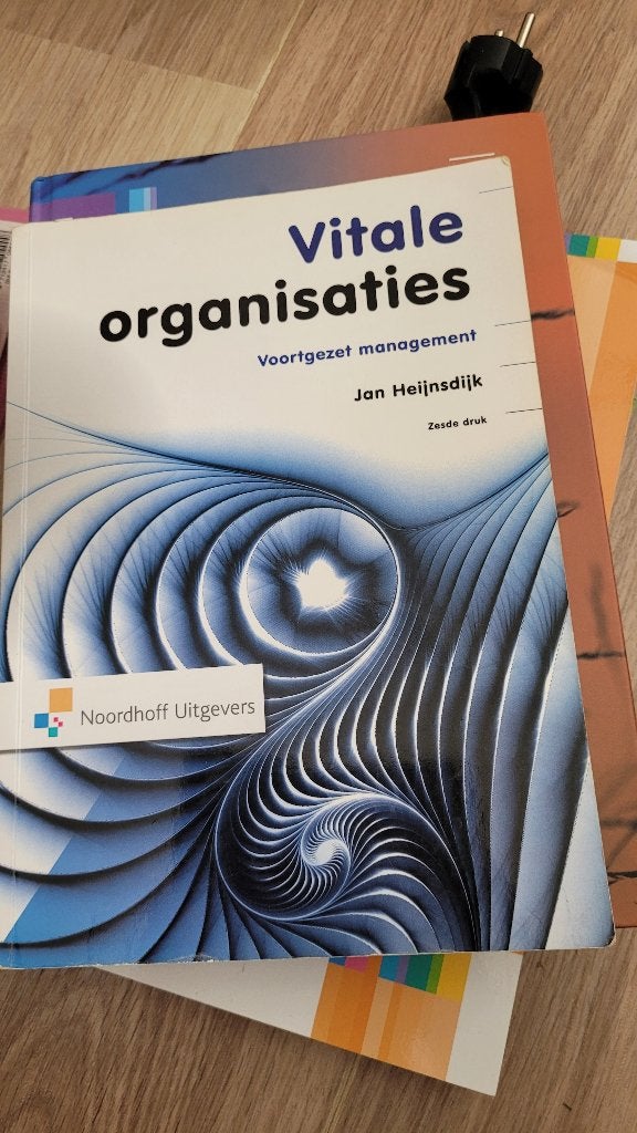 Vitale organisaties jan heijnsdijk, Ophalen of Verzenden, Beta, Zo goed als nieuw, HBO