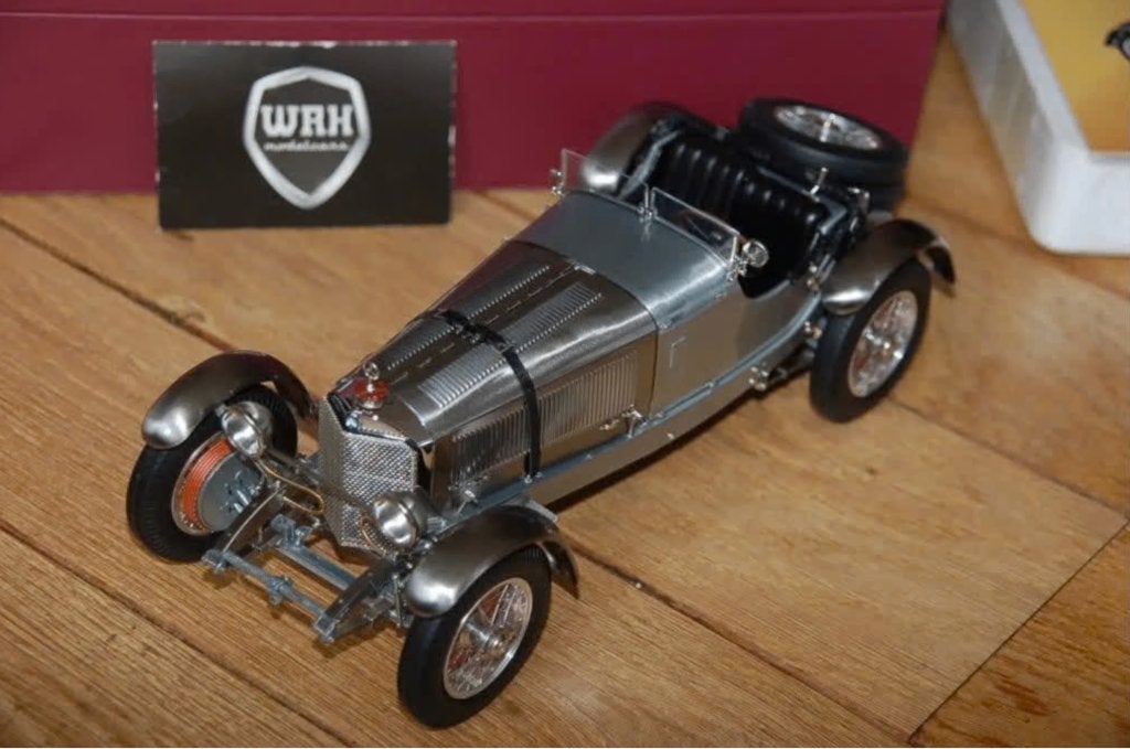 1:18 MERCEDES SSK 1930 CLEAR FINISH CMC M-209 in doos WRH, Hobby en Vrije tijd, Modelauto's | 1:18, Verzenden, Zo goed als nieuw