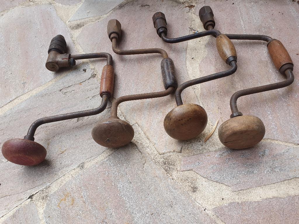 Antieke handboren, Antiek en Kunst, Antiek | Gereedschap en Instrumenten, Ophalen of Verzenden