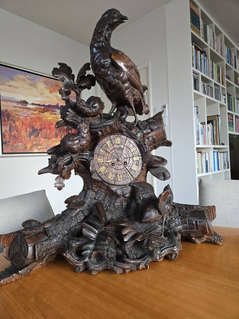Diverse bijzondere Antieke black forest  items, Ophalen of Verzenden, Handgemaakt, Houtsnijwerk