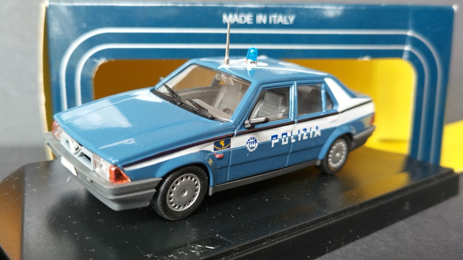 Alfa Romeo 75 1600 Polizia 1:43 Progetto K Pol, Hobby en Vrije tijd, Overige merken, Auto, Verzenden, .