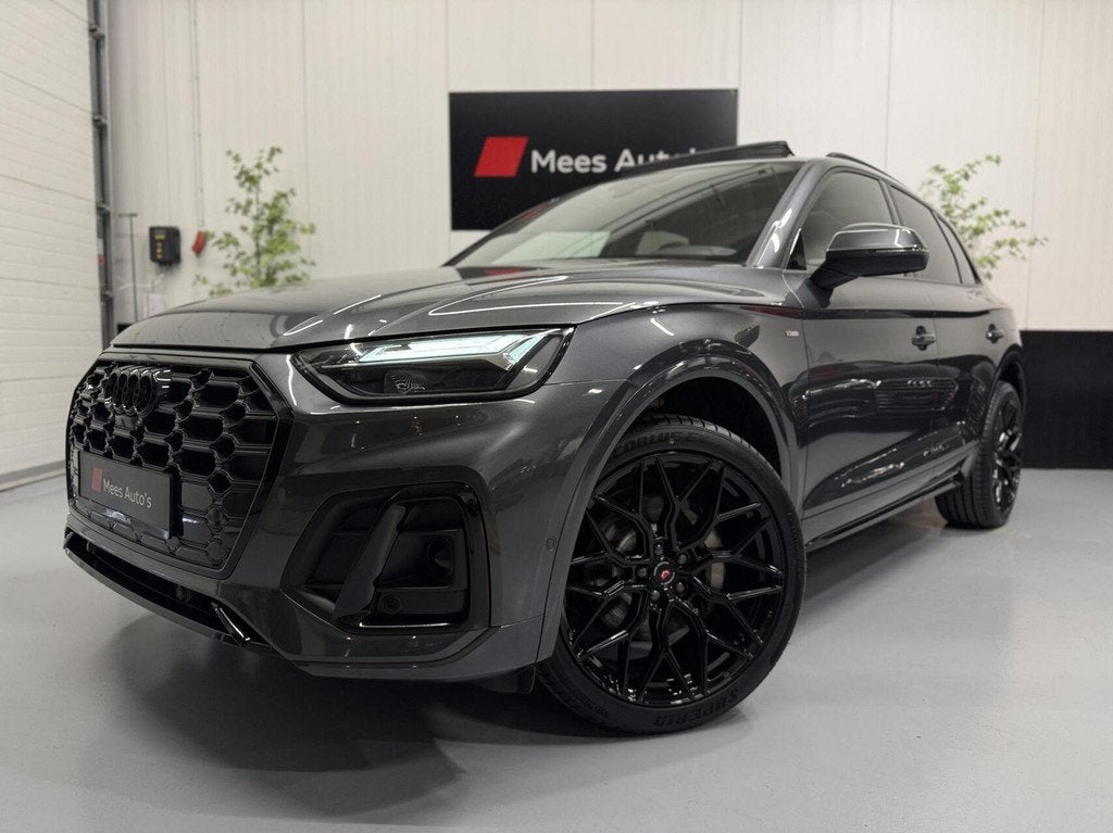 Audi Q5 50 TFSI e Quattro S Edition|Pano|Trekhaak|360 Camera, Auto's, Audi, Automaat, Gebruikt, 4 cilinders, Leder en Stof