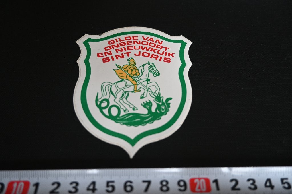 sticker Gilde van Onsenoort en Nieuwkuik SINT JORIS, Ophalen, Zo goed als nieuw