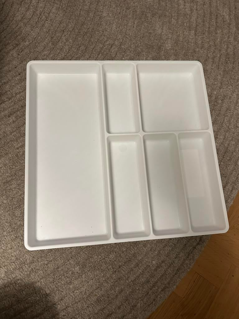 Witte IKEA Stödja bestekbak - Keukenlade organizer, Overige typen, IKEA, Kunststof, Ophalen of Verzenden