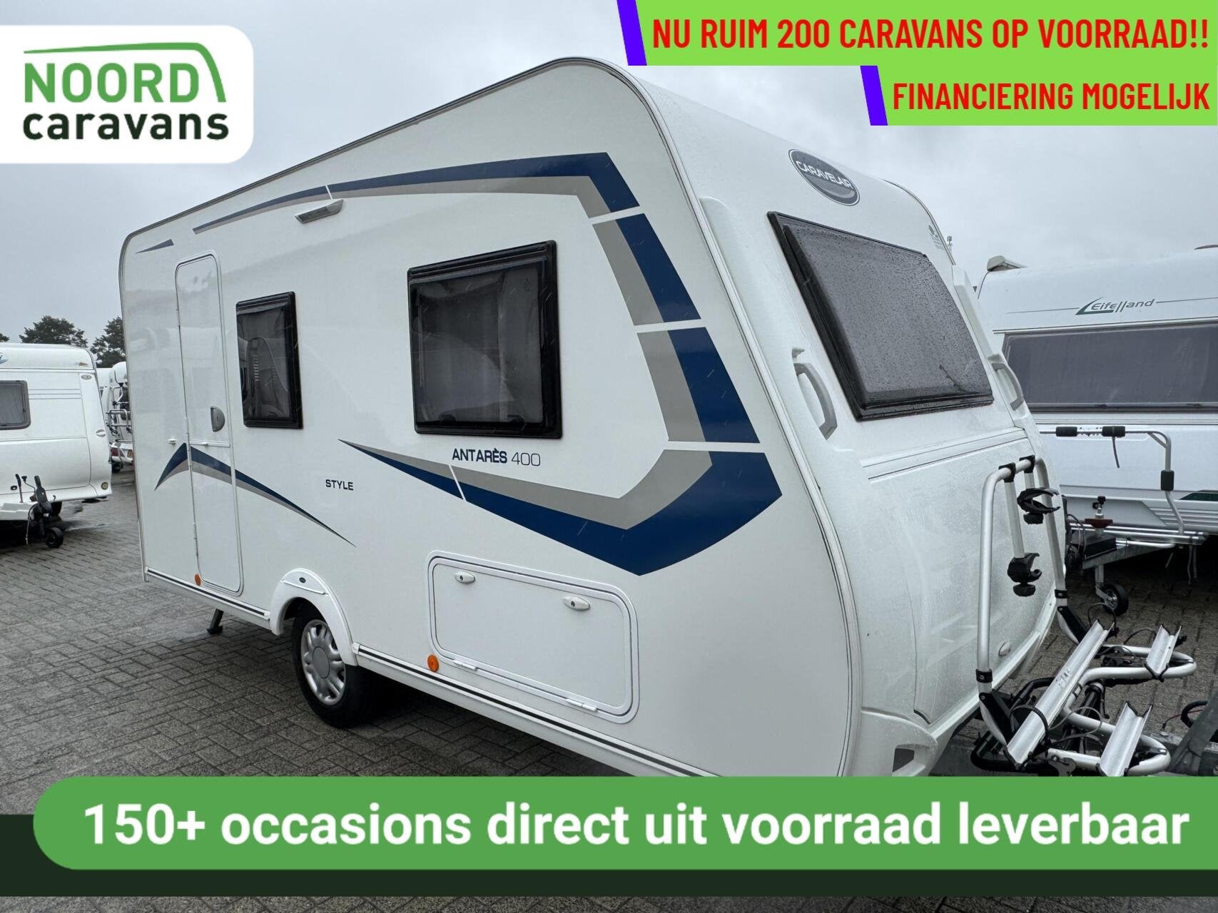 CARAVELAIR ANTARES STYLE 400, DWARSBED, TREINZIT, VOORTENT,