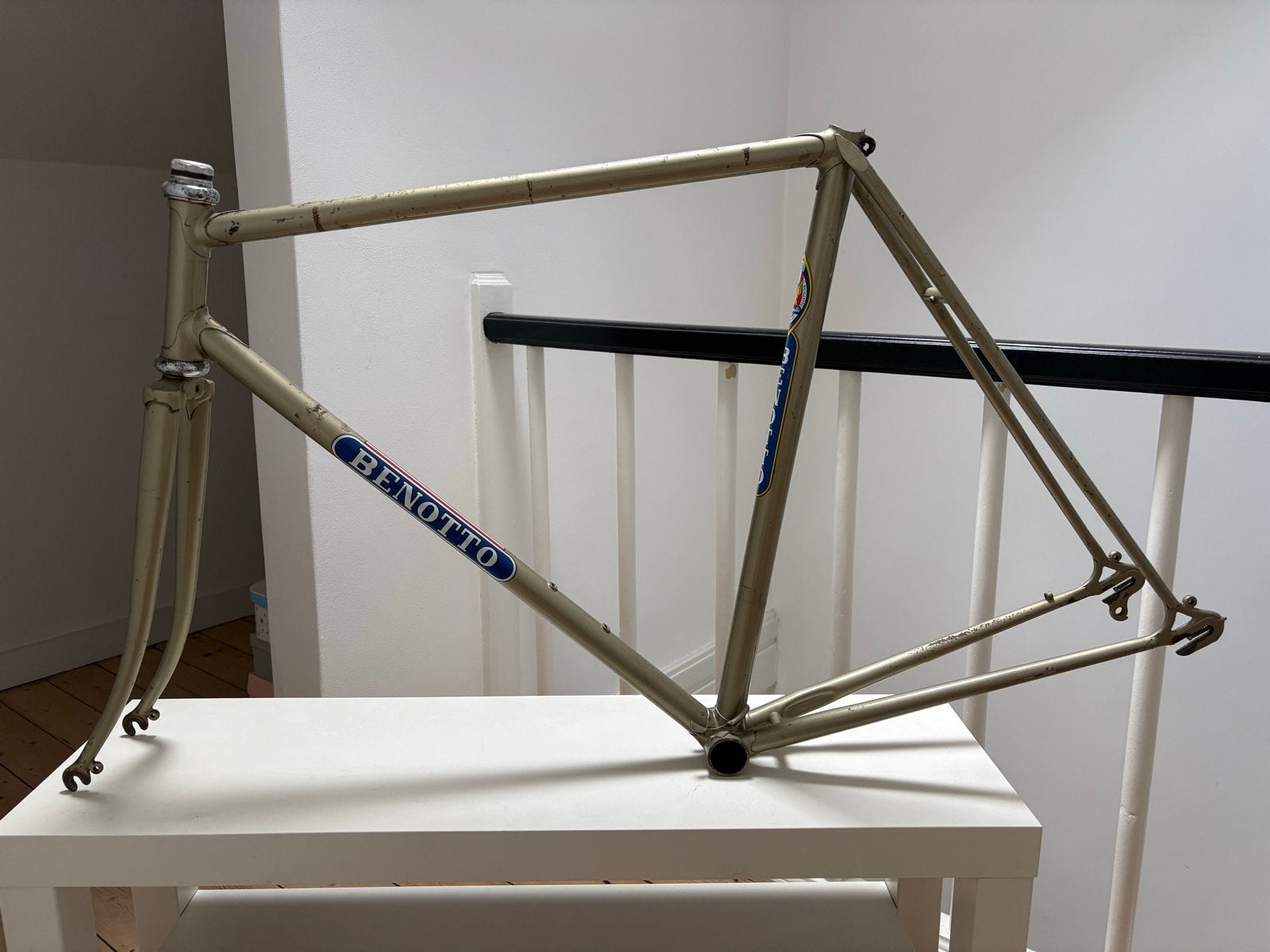 Benotto racefiets frame - Vintage staal, Frame, Gebruikt, Staal, Ophalen of Verzenden