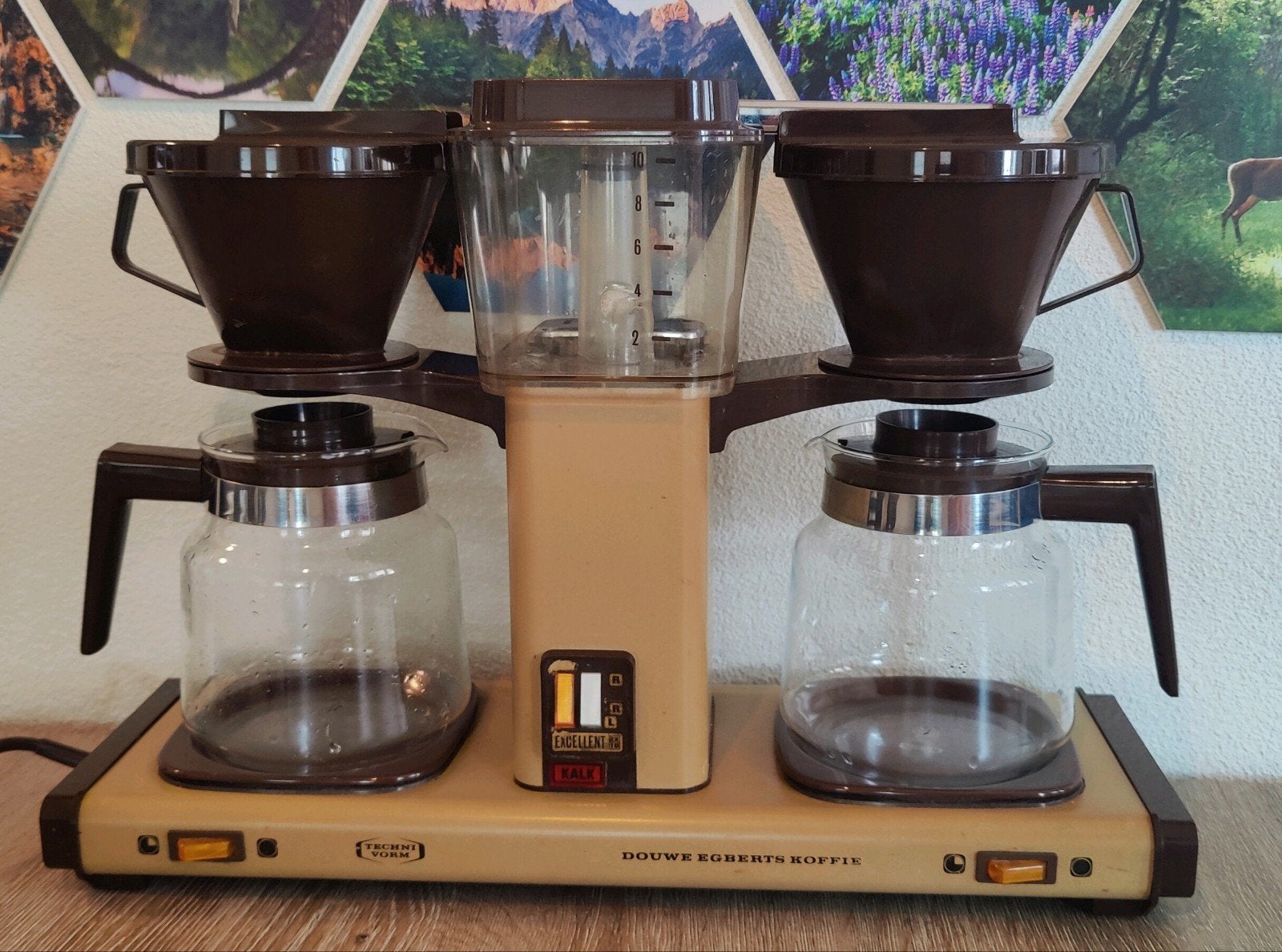 Douwe Egberts Techivorm type 742 Dubbele 10 kops, Ophalen, Gebruikt, 10 kopjes of meer, Koffiemachine