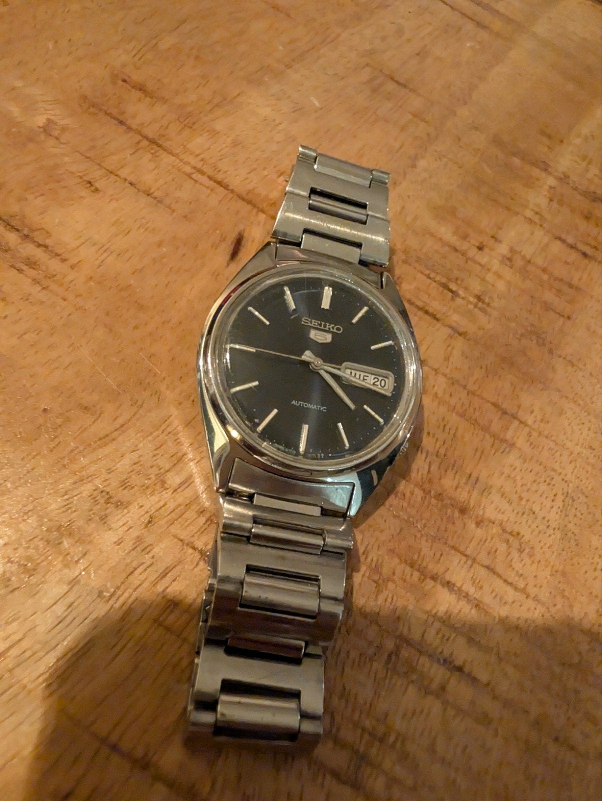 Seiko 5 Automatic Horloge, Sieraden, Tassen en Uiterlijk, Gebruikt, Staal, Polshorloge, Ophalen of Verzenden
