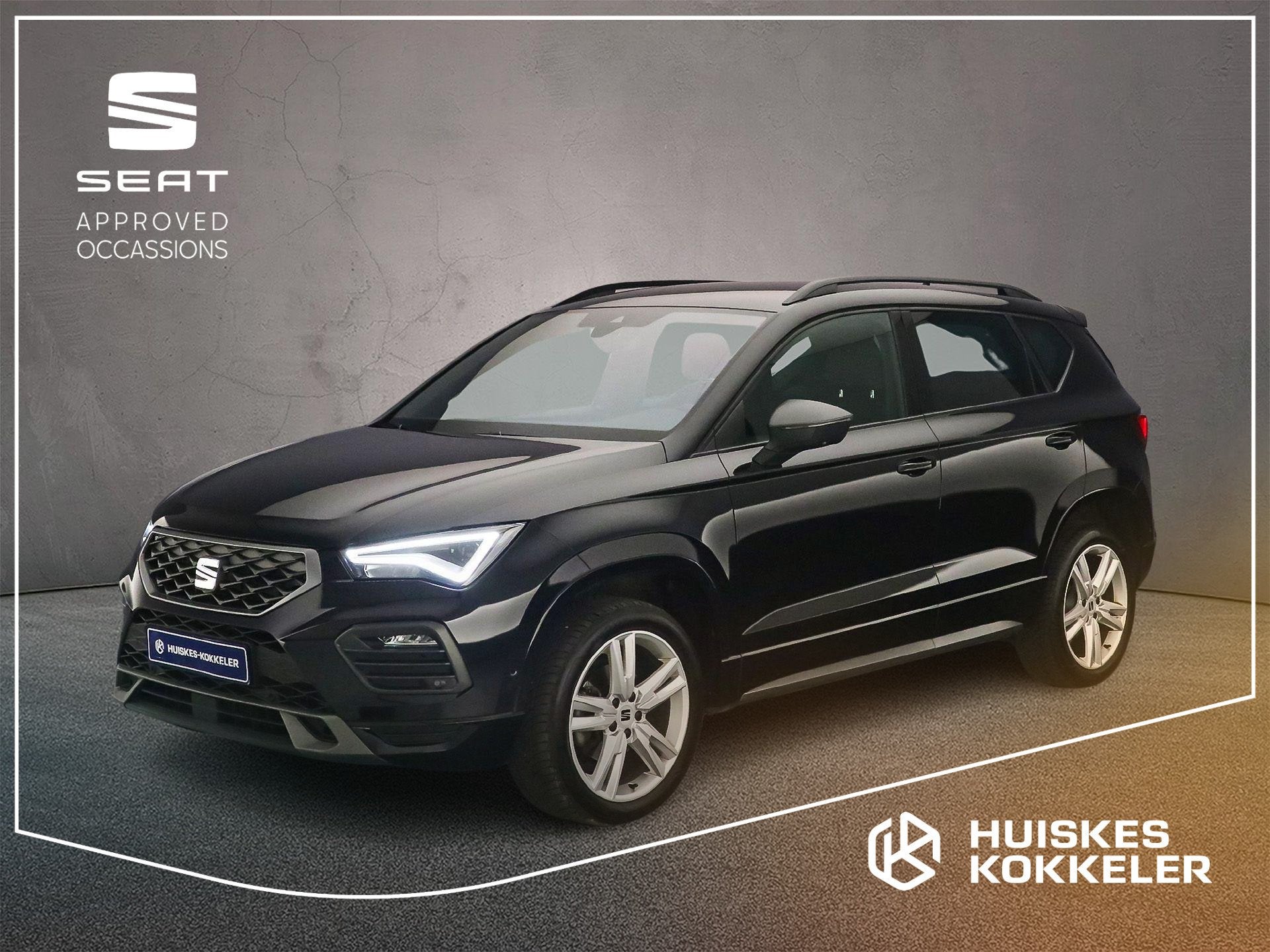 SEAT Ateca FR Business Intense 1.5 TSI 150pk DSG Automaat Ad, Auto's, Seat, 4 cilinders, Ateca, Zwart, Origineel Nederlands