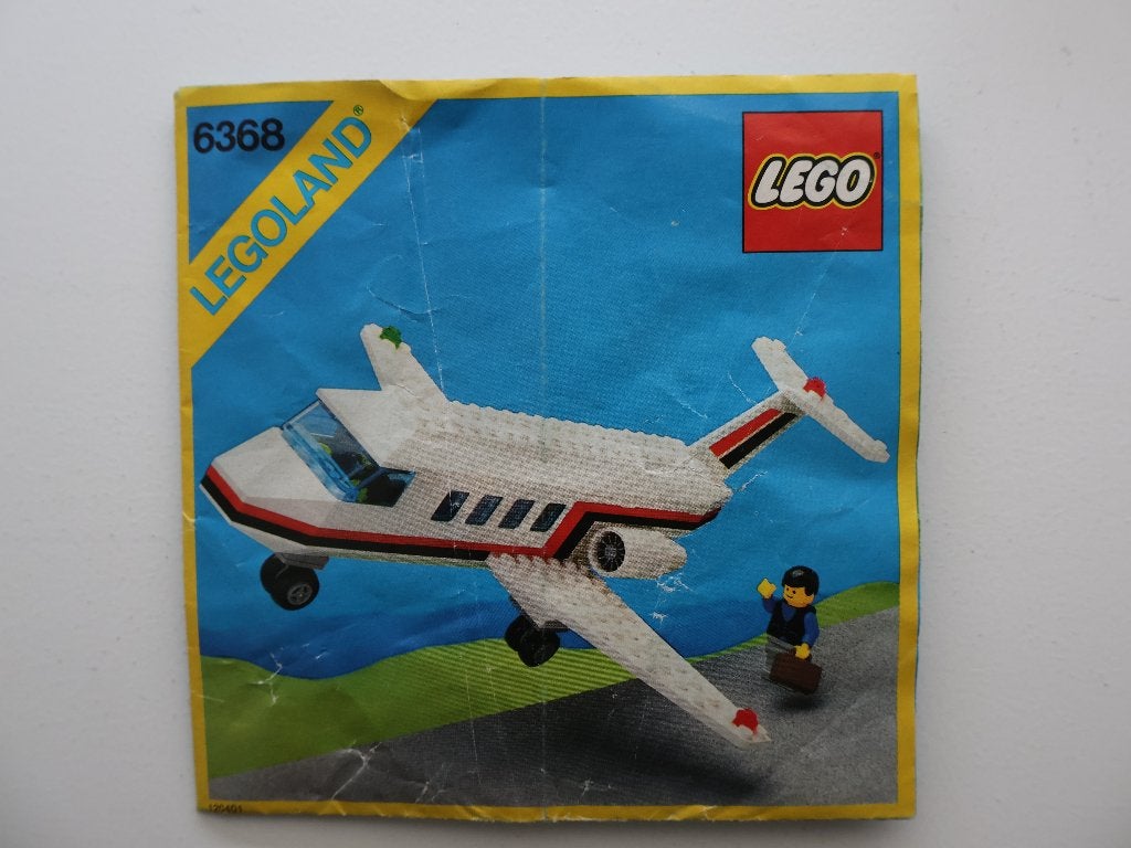Lego Classic Town Airport 6368 Jet Airliner, Kinderen en Baby's, Gebruikt, Overige thema's, Lego, Ophalen of Verzenden