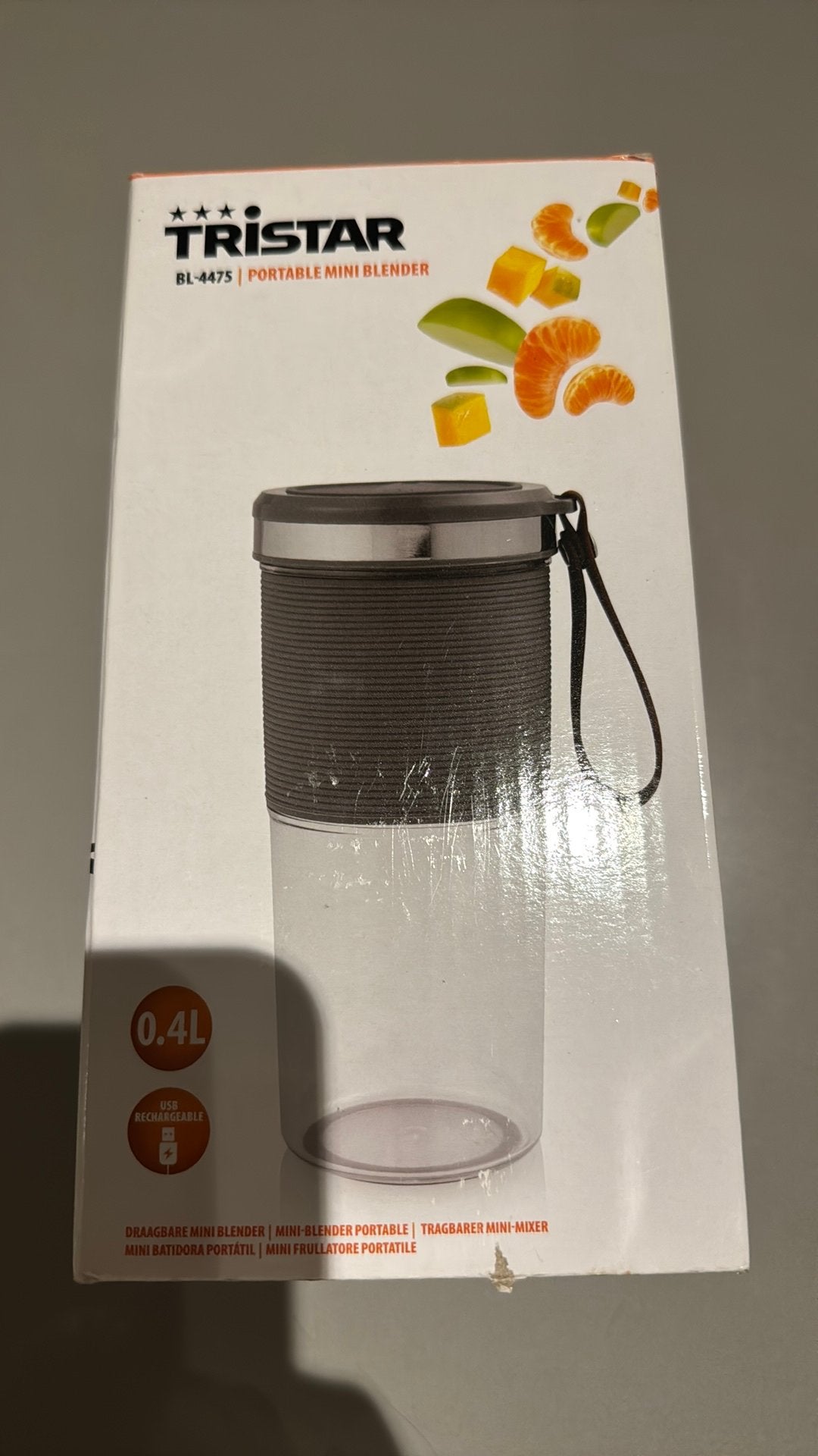 Tristar portable mini blender, Ophalen of Verzenden, Zo goed als nieuw, Blender to go