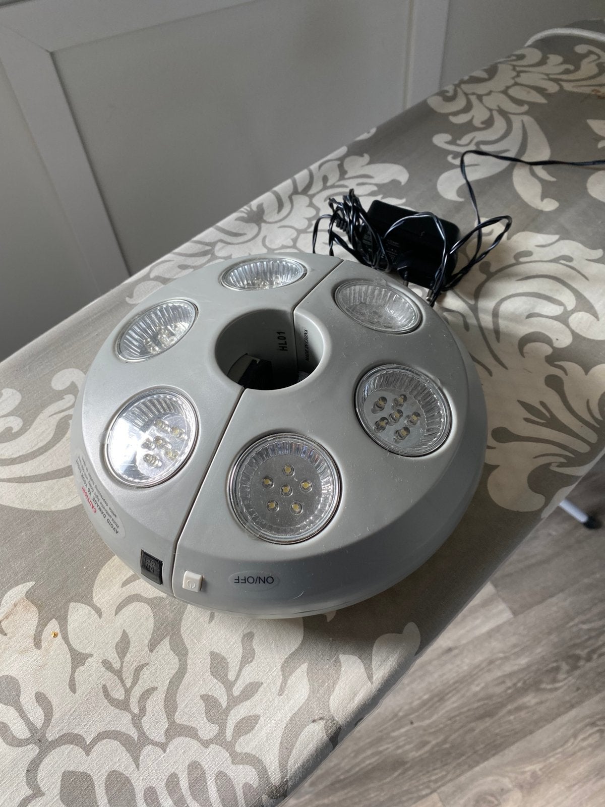 Te koop parasol lamp, Caravans en Kamperen, Ophalen, Gebruikt