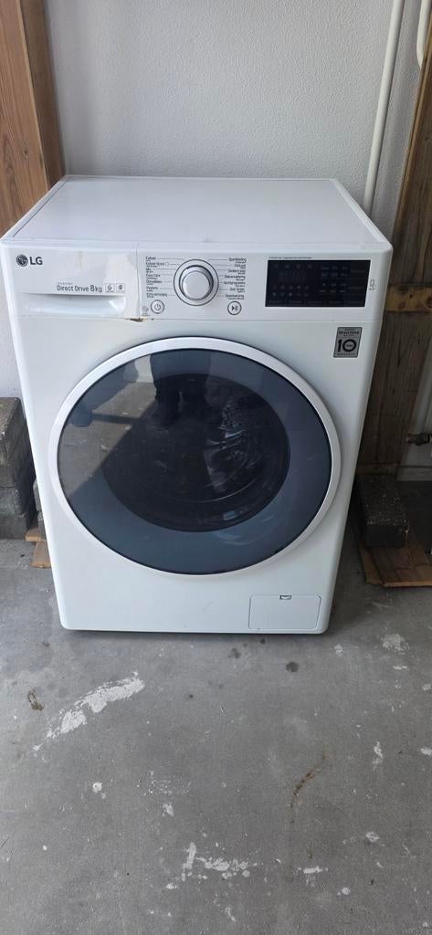 LG wasmachine, Witgoed en Apparatuur, Was-droogcombinaties, 8 tot 10 kg, Ophalen, Gebruikt, 85 tot 90 cm