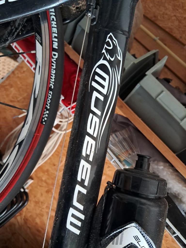 Museeuw racefiets - Maat M/L, 28 inch, Gebruikt, Carbon, 15 tot 20 versnellingen