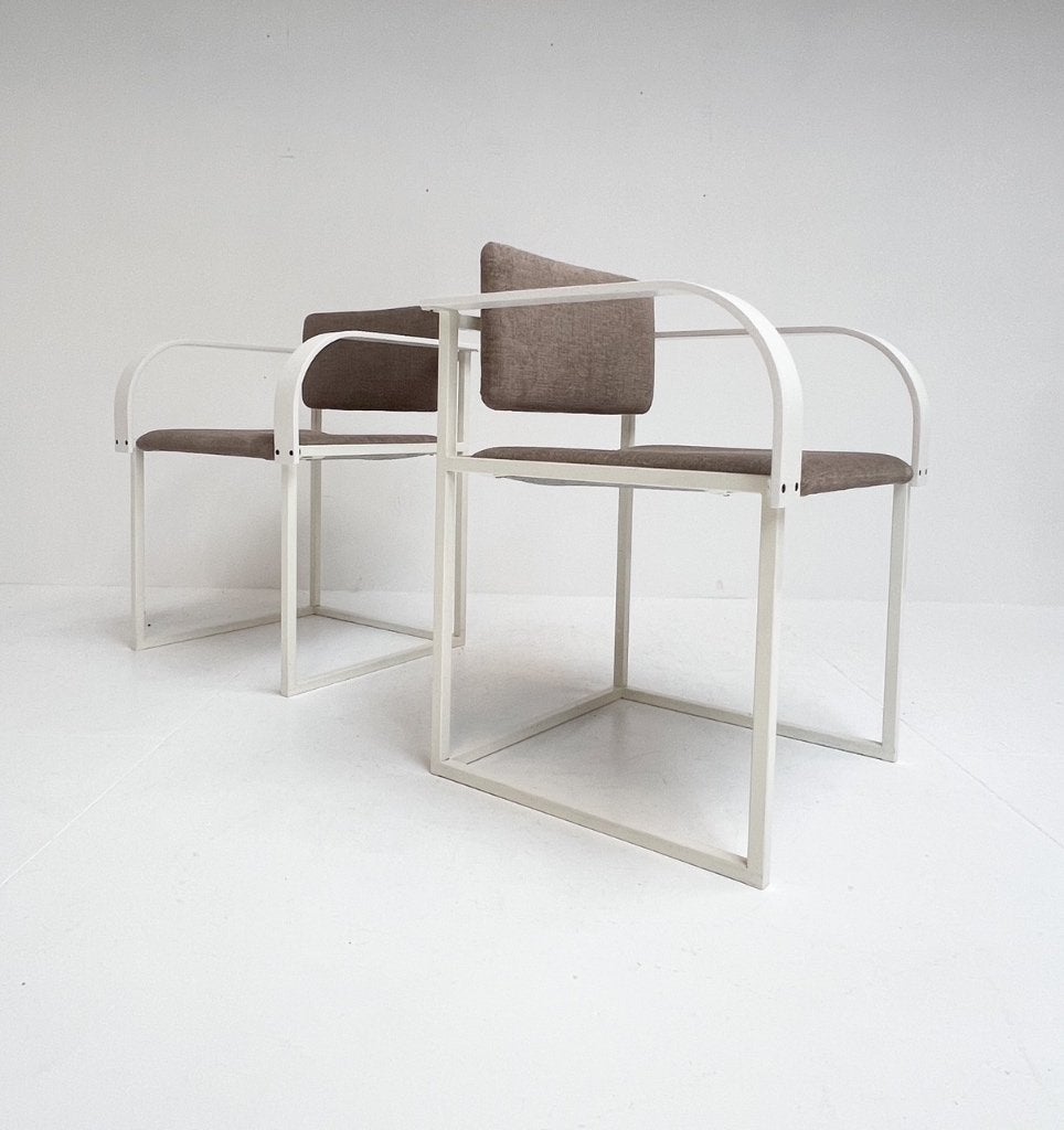 Set Pastoe FM80 stoelen van Mazairac & Boonzaaijer, 1970's, Huis en Inrichting, Gebruikt, Twee, Pastoe, Wit