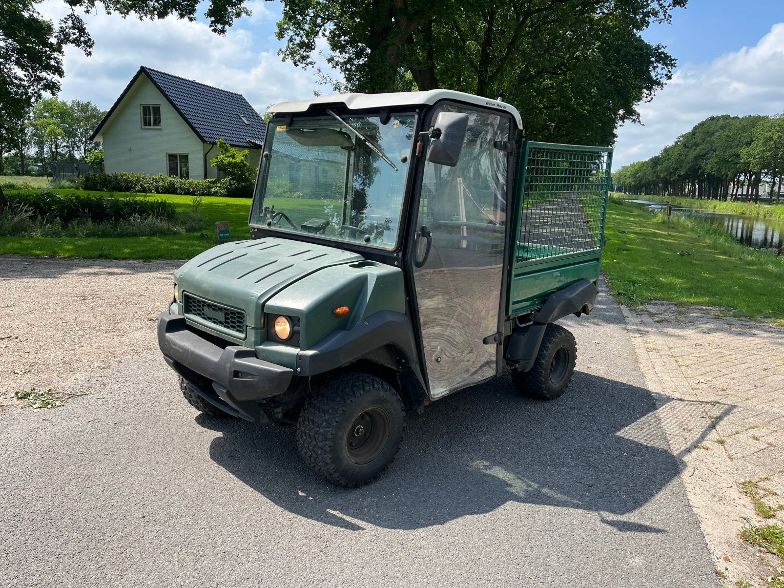 Kawasaki Mule/ Gator Diesel met kenteken en cabine, Ophalen