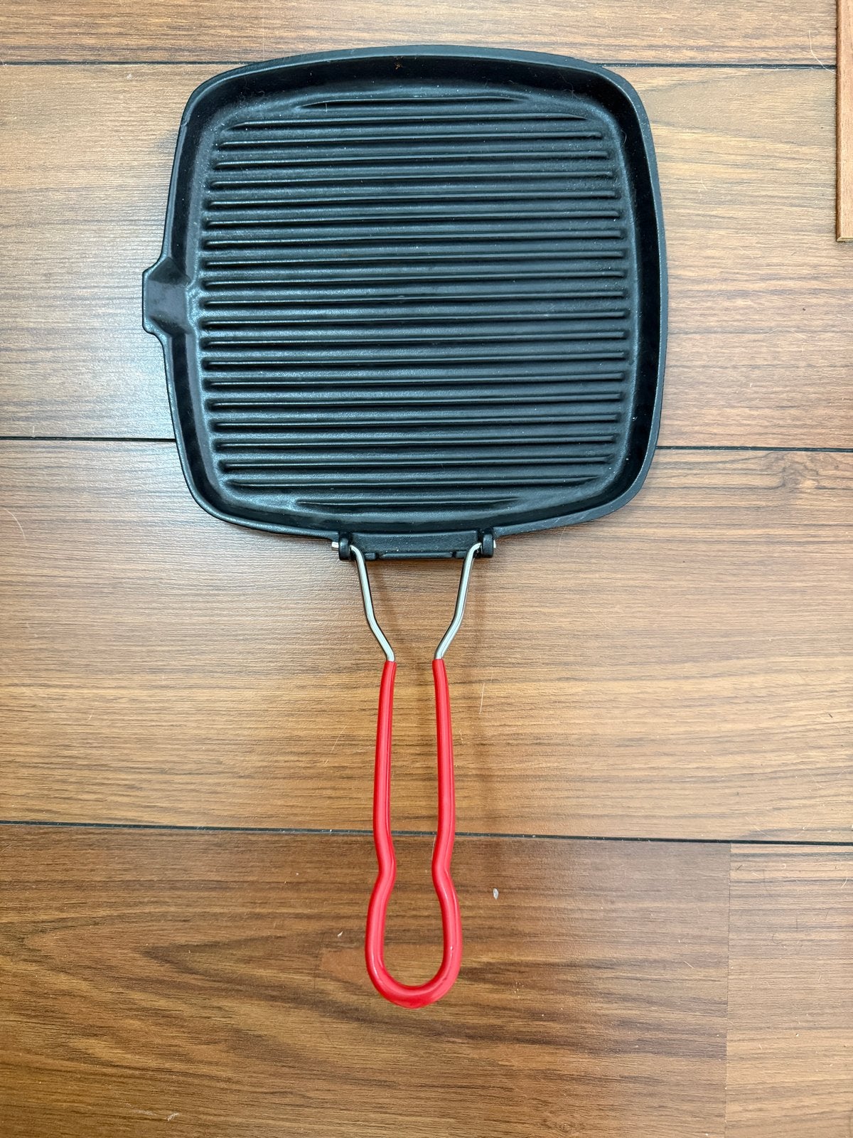 Gietijzeren Barbecue Pan - Grillpan, Ophalen of Verzenden, Gebruikt, Gietijzer