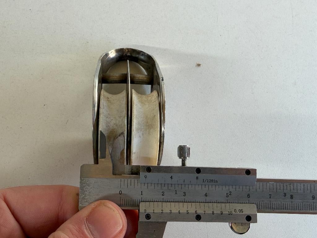Fico 2 schijfs blok 48 mm 12 mm lijn, Ophalen of Verzenden, Gebruikt, Lijn of Blok