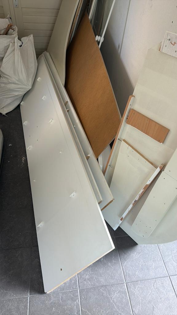 Ikea kast delen witte platen om kasten  te maken praxis etc, Ophalen, Zo goed als nieuw