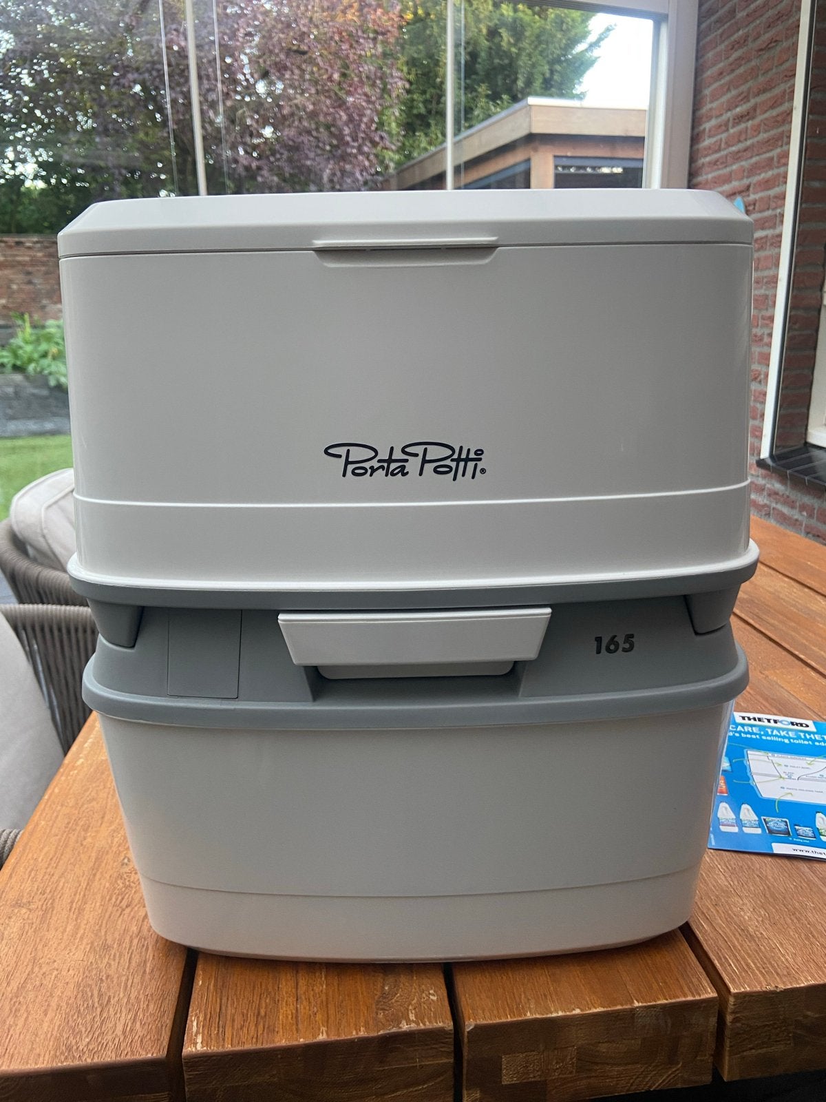 Thetford Porta Potti 165 - Draagbaar Toilet, Ophalen of Verzenden, Zo goed als nieuw