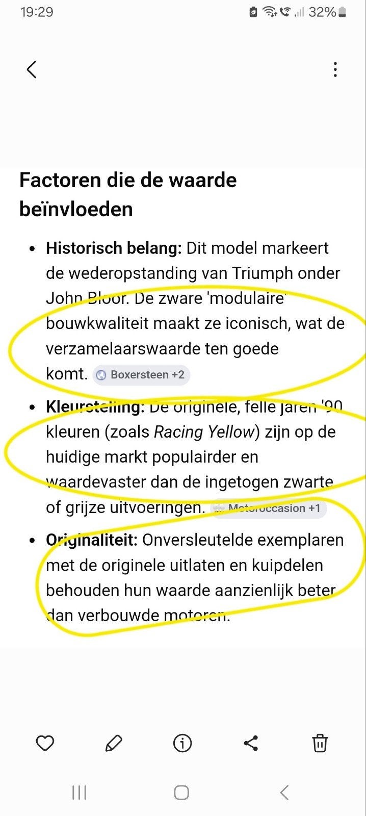 Foto 16 van Triumph 900 Daytona, T300, originele staat, lees tekst!