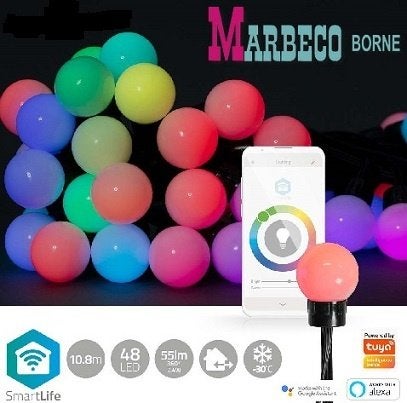 SmartLife Partylights, Deco LED Feestverlichting, Gratis App, Overige materialen, Partylights, Nedis SmartLife, Nieuw