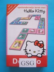 Spelenderwijs leren met Hello Kitty domino nr. 29393-00, Ophalen, Nieuw