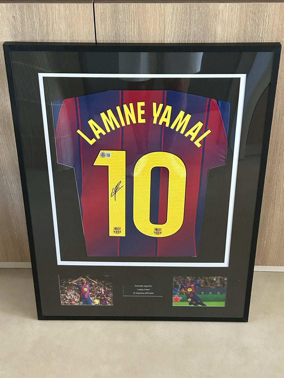 Lamine Yamal gesigneerd shirt met COA Beckett, Verzamelen, Sportartikelen en Voetbal, Ophalen of Verzenden, Zo goed als nieuw