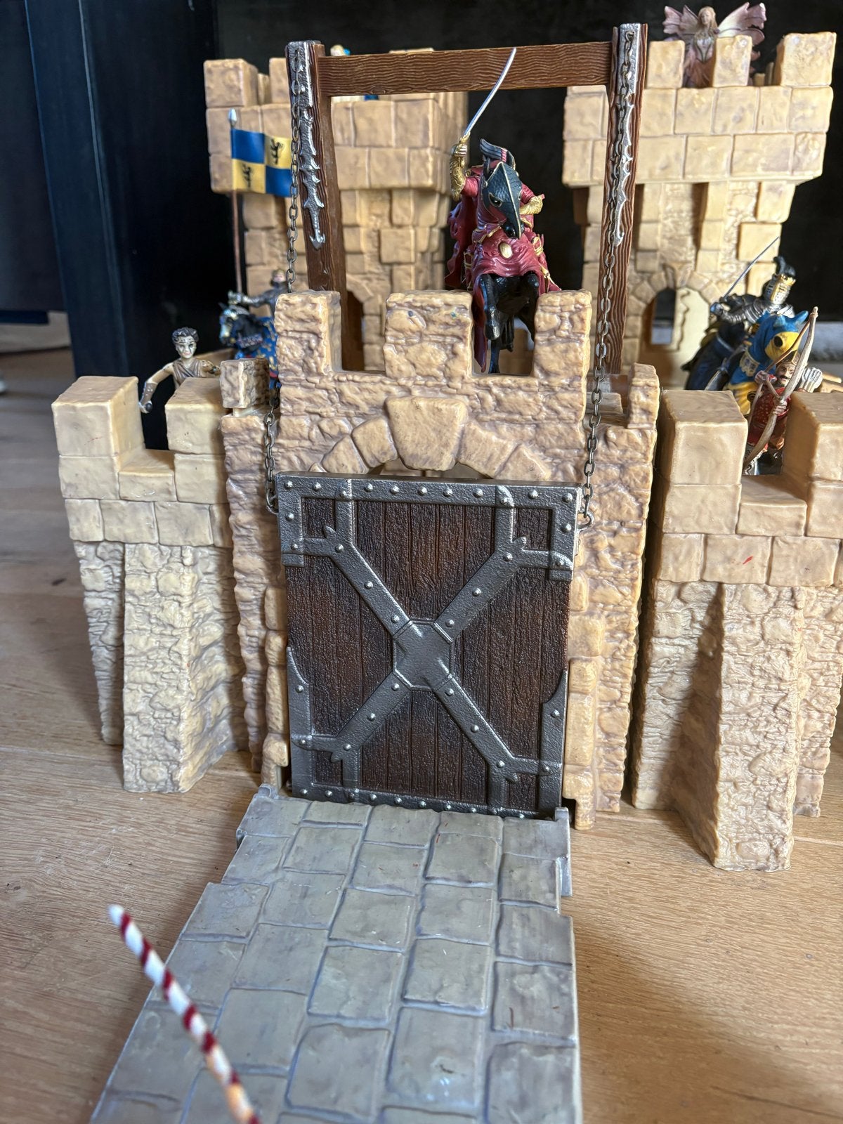Schleich World of Knights Kasteel met 14 ridders en 3 figura, Kinderen en Baby's, Speelgoed | Actiefiguren, Ophalen of Verzenden