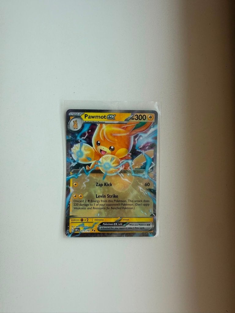 Pawmot EX 073 Obsidian Flames, Ophalen of Verzenden, Nieuw, Losse kaart, Foil