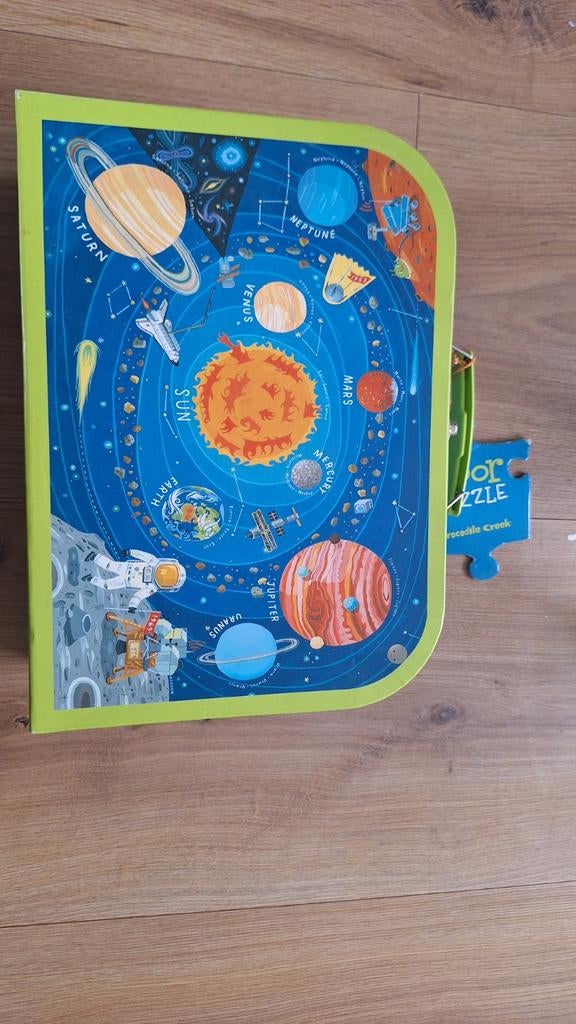 Puzzel zonnestelsel voor kinderen, Ophalen