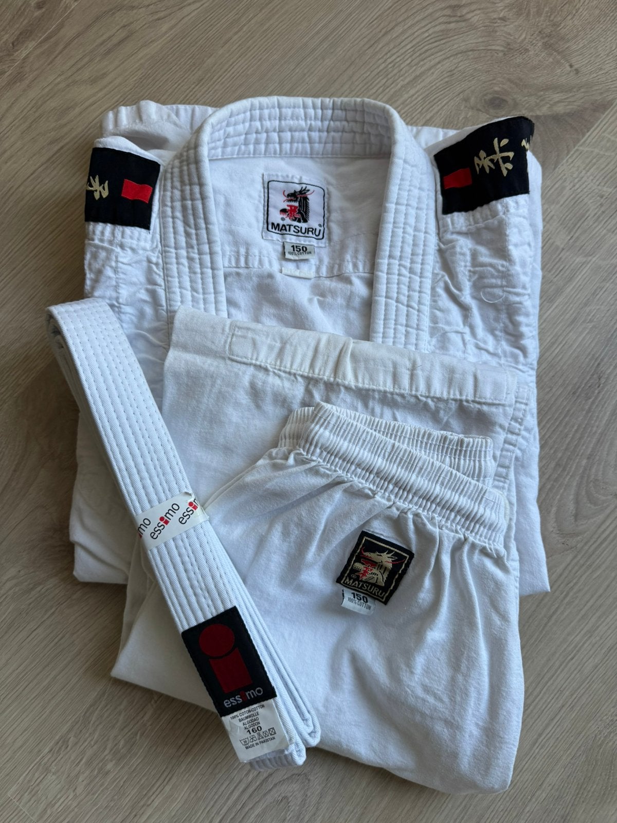 Judo pak maat 150 Matsuru, Sport en Fitness, Maat XS of kleiner, Ophalen of Verzenden, Zo goed als nieuw, Judo