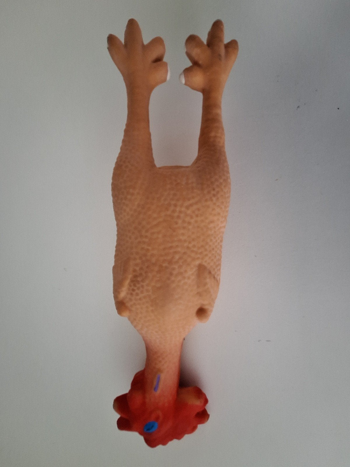 Grappige rubberen kip - piepende stressbal. Hondenspeeltje?, Ophalen of Verzenden, Jongen of Meisje