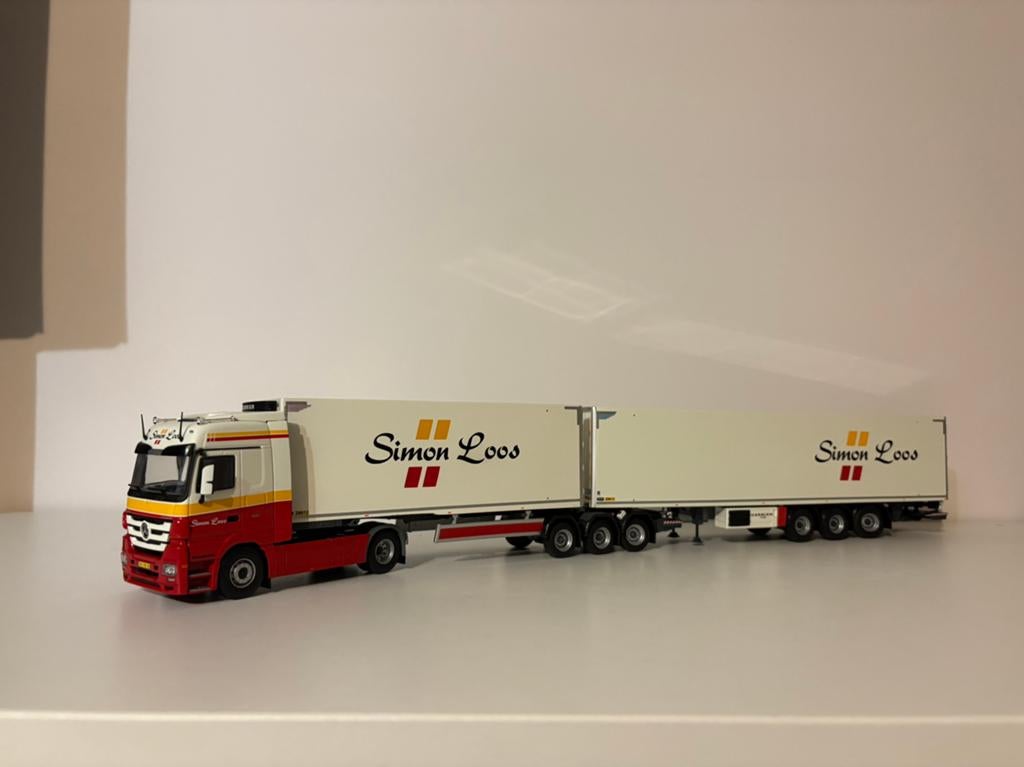 Mercedes Actros Simon Loos Tekno, Verzenden, Zo goed als nieuw, Bus of Vrachtwagen, Tekno